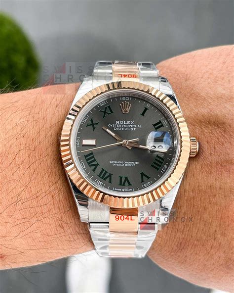 rolex datejust rose gold and steel 41mm roman dial|rolex datejust 41 for sale.